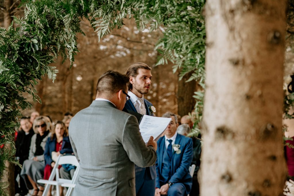 Winter Wedding at the Pine Tree Barn