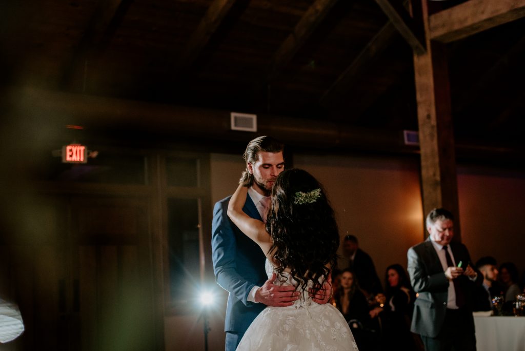 Winter Wedding at the Pine Tree Barn