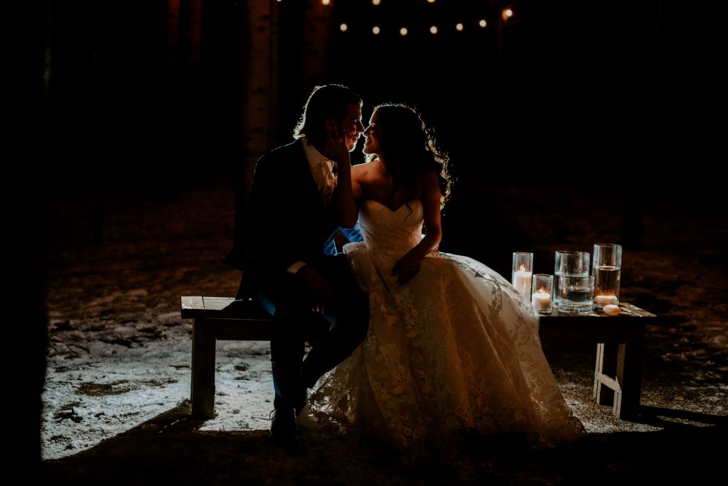 Winter Wedding at the Pine Tree Barn