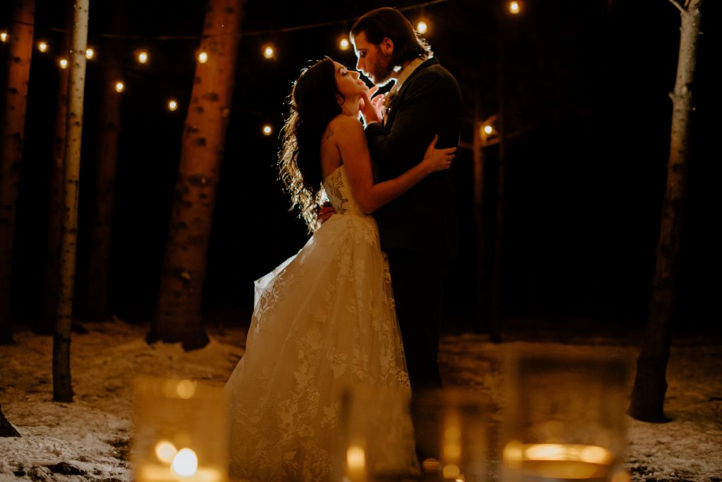 Winter Wedding at the Pine Tree Barn